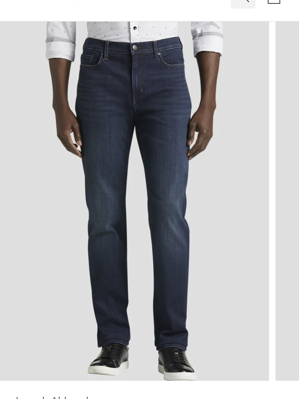 Joseph Abboud Dark Blue Slim Straight Jeans 38x30